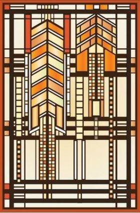 Frank Lloyd Wright Dana House Adaptation Magnet | Pomegranate