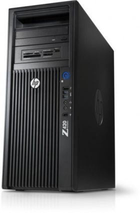 Workstation HP Z420, CPU Intel Xeon Hexa Core E5-1620 3.60GHz - 3.80GHz, 16GB DDR3, 120GB SSD, Placa video AMD Radeon HD 7470/1GB, DVD-RW