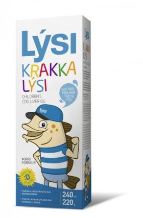 LYSI ULEI DIN FICAT COD PT COPII 240ML