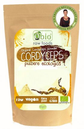 Cordyceps (Cordyceps sinensis) pulbere eco-bio 60g - Obio