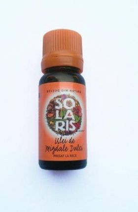 Ulei Migdale dulci - presat la rece - 10ml - Solaris