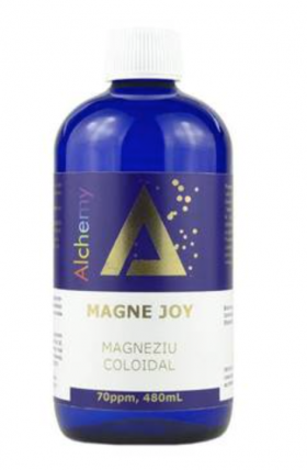 Magneziu coloidal Magne Joy 70 ppm 480ml - Alchemy