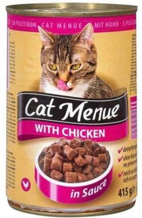 Conservă Cat Menu, Adult, Pui, 415,g