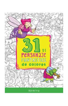 31 de personaje fantastice de colorat