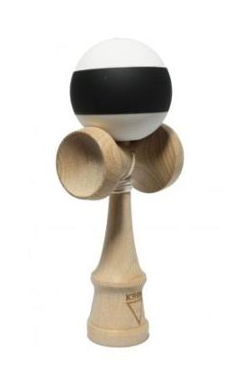 Kendama Krom Rubber Stripes (alb+negru)