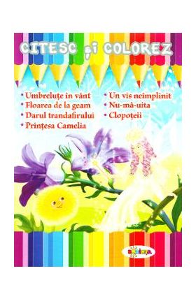 Citesc si colorez: Umbrelute in vant