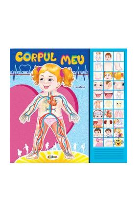 Carte cu sunete: Corpul meu (romana+engleza) - Inesa Tautu