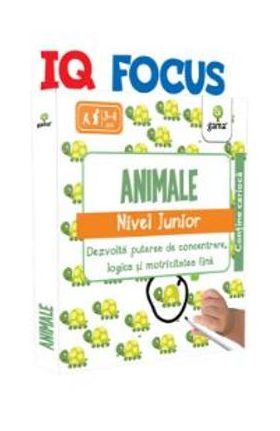 IQ Focus - Animale. Nivel Junior 3-4 ani