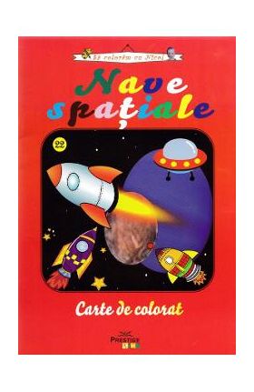 Nave spatiale - Carte de colorat