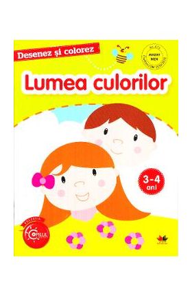 Desenez si colorez. Lumea culorilor 3-4 ani
