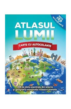 Atlasul lumii. Carte de autocolante