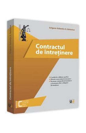 Contractul de intretinere - Grigore-Valentin G. Beleniuc