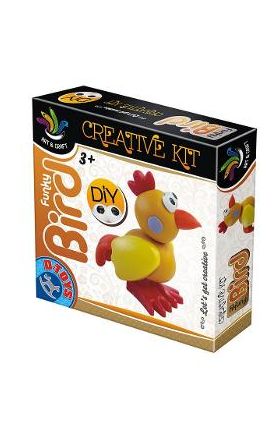 Creative kit: Plastilina Funky bird