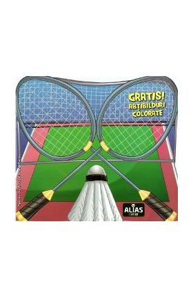 Badminton. Abtibilduri colorate
