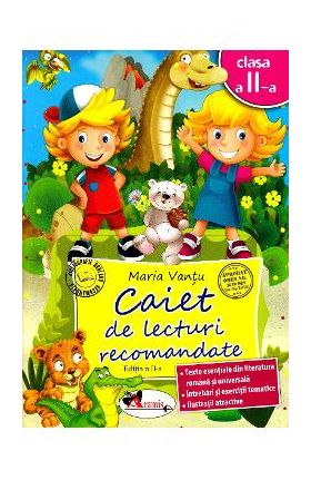 Caiet de lecturi recomandate - Clasa 2 - Maria Vantu