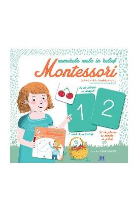 Numerele mele in relief. Montessori - Celine Santini, Vendula Kachel