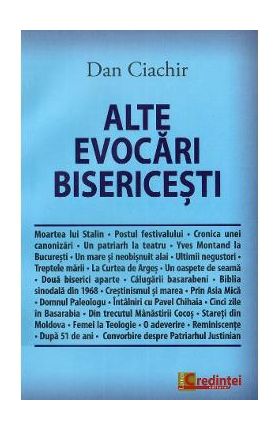 Alte evocari bisericesti - Dan Ciachir