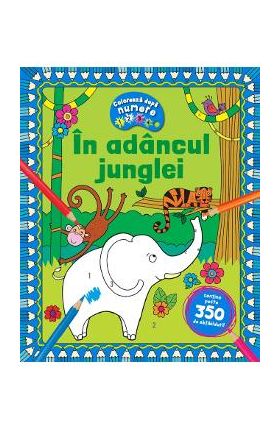 Coloreaza dupa numere. In adancul junglei