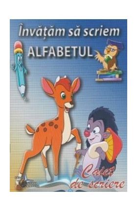 Invatam sa scriem alfabetul - Caiet de scriere