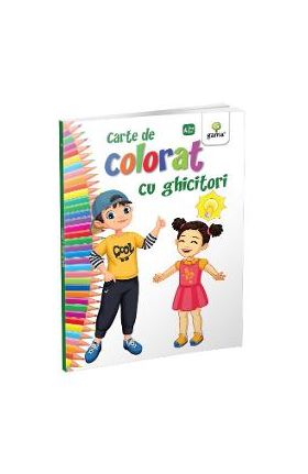 Carte de colorat cu ghicitori