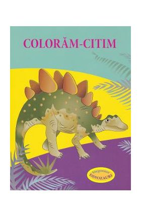 Coloram-citim: Stegozaur. Dinozauri