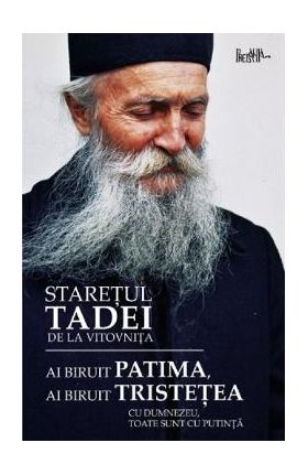 Ai biruit patima, ai biruit tristetea - Staretul Tadei