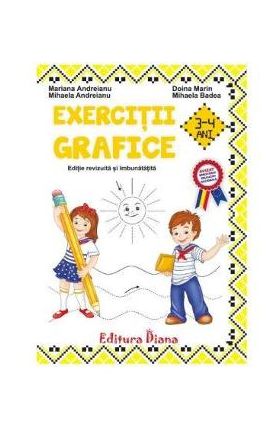 Exercitii grafice 3-4 ani ed.2017 - Mariana Andreianu, Doina Marin