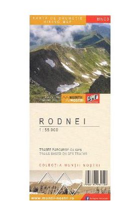 Muntii Rodnei. Harta de drumetie. Muntii nostri