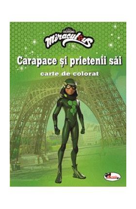 Carapace si prietenii sai. Carte de colorat