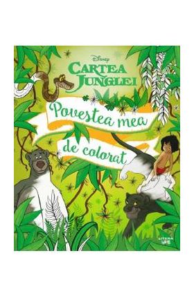 Disney: Cartea junglei. Povestea mea de colorat