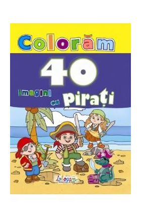 Coloram 40 de imagini cu pirati