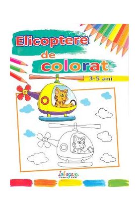 Elicoptere de colorat