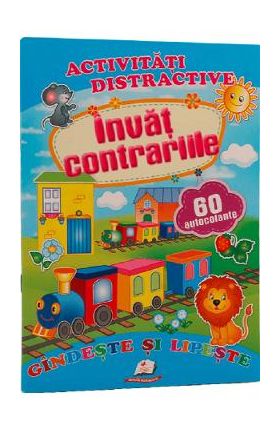 Activitati distractive: Invat contrariile. 60 autocolante