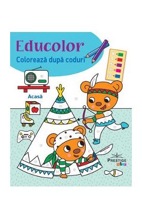 Educolor: Acasa. Coloreaza dupa coduri