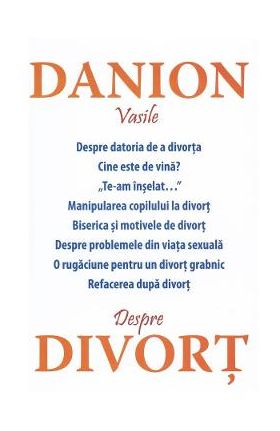 Despre divort - Danion Vasile