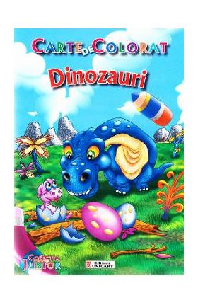 Dinozauri - Carte de colorat