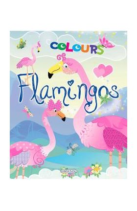 Flamingos colours: Bleu