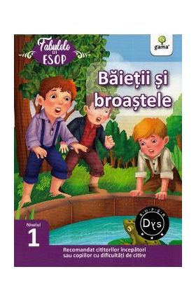 Baietii si broastele. Fabulele lui Esop: Nivelul 1