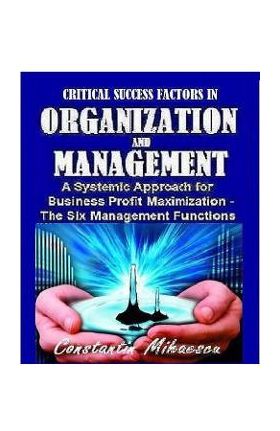 Critical Success Factors In Organization And Management - Constantin Mihaescu