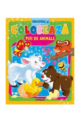 Descopera si coloreaza. Puii de animale