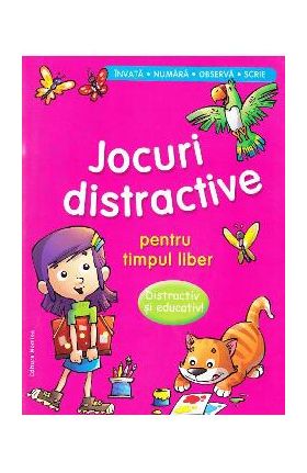 Jocuri distractive pentru timpul liber (roz)