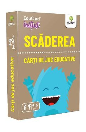 Carti de joc educative - Scaderea