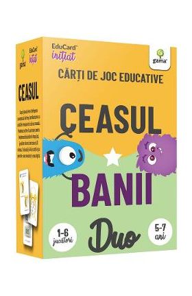 Ceasul. Banii. Carti de joc educative