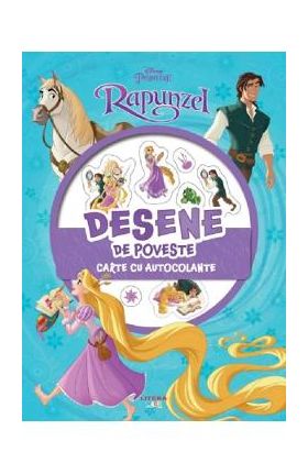Disney Printese: Rapunzel. Desene de poveste. Carte cu autocolante