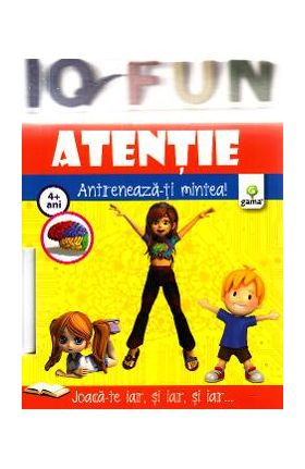 Iq Fun - Atentie - Antreneaza-ti mintea! 4+ ani