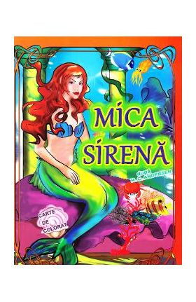 Mica Sirena dupa H.C. Andersen - Carte de colorat