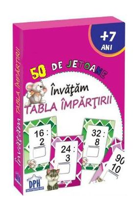 50 de jetoane: Invatam Tabla impartirii