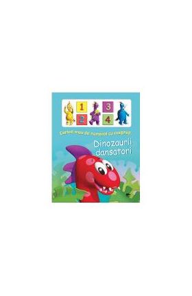 Dinozaurii dansatori - Cartea mea de numarat cu magneti