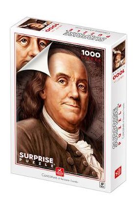 Puzzle 1000 Surprise. Caricature of Benjamin Franklin