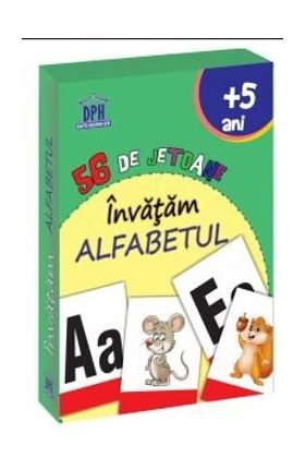 56 de jetoane: invatam alfabetul (5 Ani+)